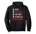 No Sheep My Circle Distressed Usa Flag Hoodie - Unique Graphic Unisex - T-Shirt, Sweatshirt, Hoodie