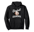 Baseball Grandma Game Day Heart Team Hoodie - Minimalist Print Men Women - T-Shirt, Sweatshirt, Hoodie