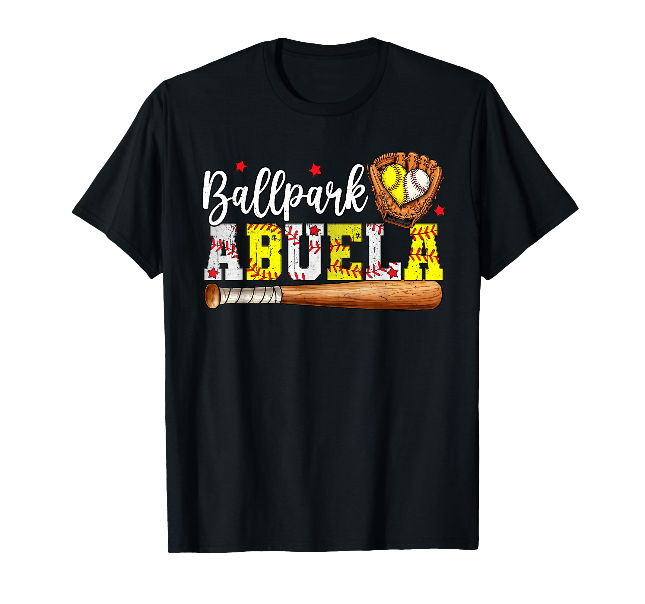 Ballpark Abuela Softball Abuela T-Shirt - Minimalist Print Men Women - T-Shirt, Sweatshirt, Hoodie