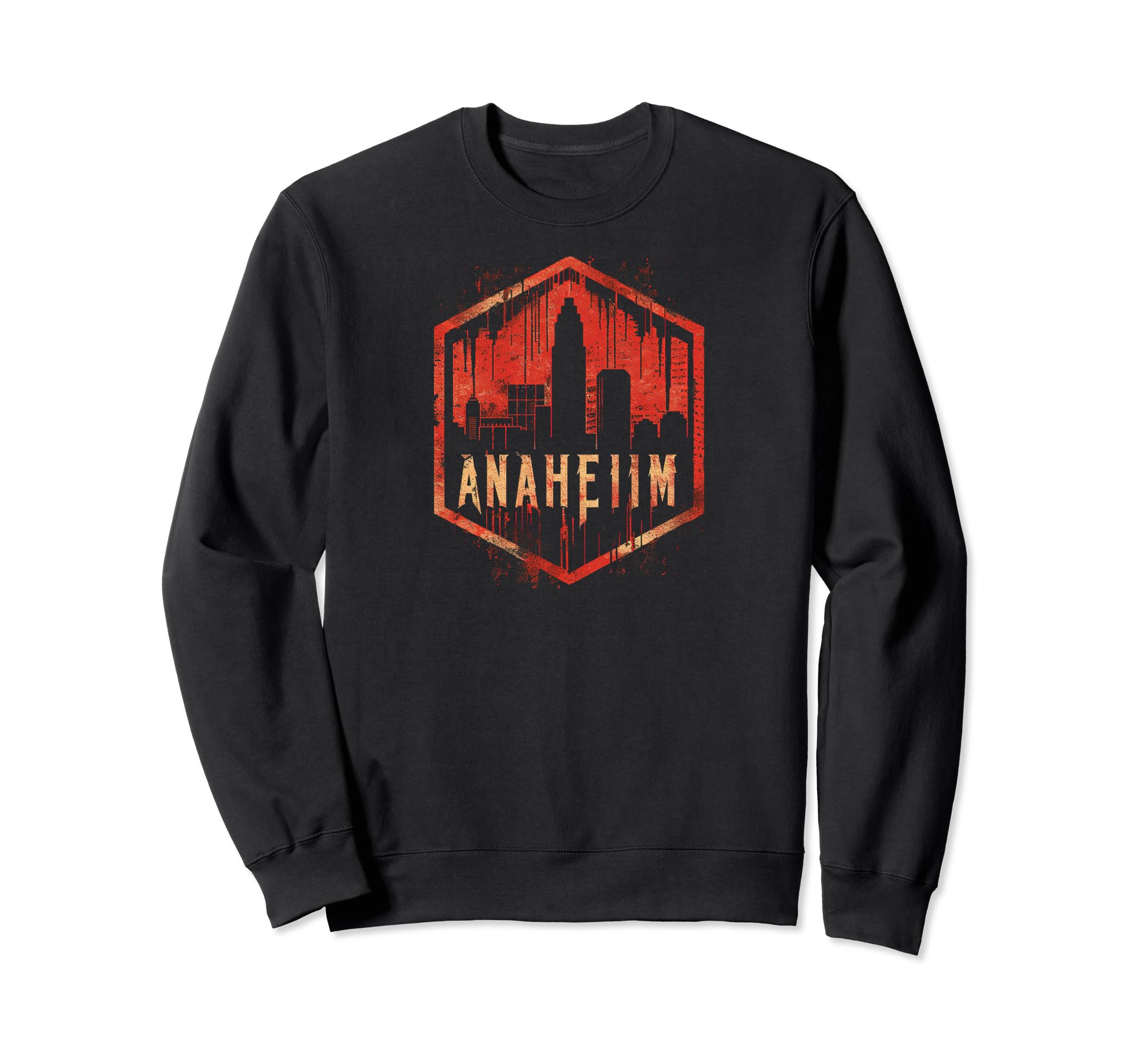 Anaheim Grit 90S Grunge Sweatshirt - Minimalist Print for Adults - T-Shirt, Sweatshirt, Hoodie