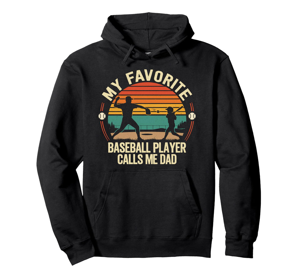 My Favorite Baseball Player Calls Me Hoodie - Custom Art Print Men Women - T-Shirt, Sweatshirt, Hoodie
