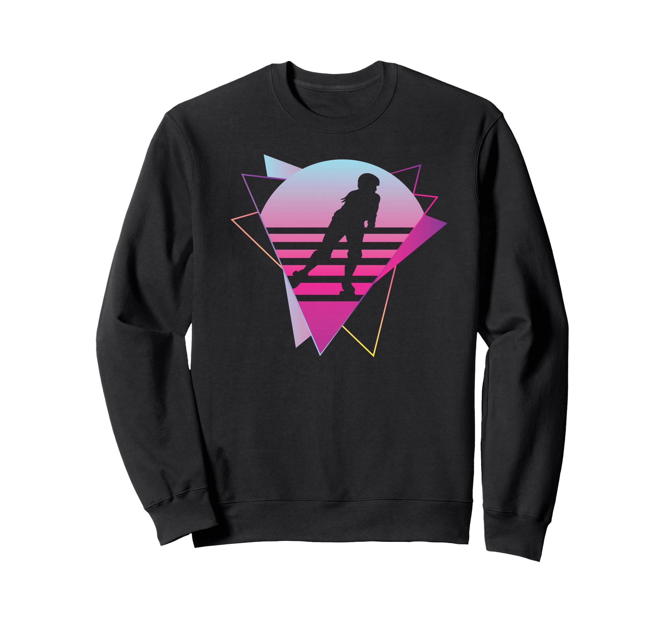 Roller Skating Skate Vaporwave Sweatshirt - Graphic Print for Adults - T-Shirt, Sweatshirt, Hoodie