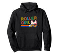 Roller Seventies 70S Skates Skating Hoodie - Fun Novelty Design Men Women - T-Shirt, Sweatshirt, Hoodie