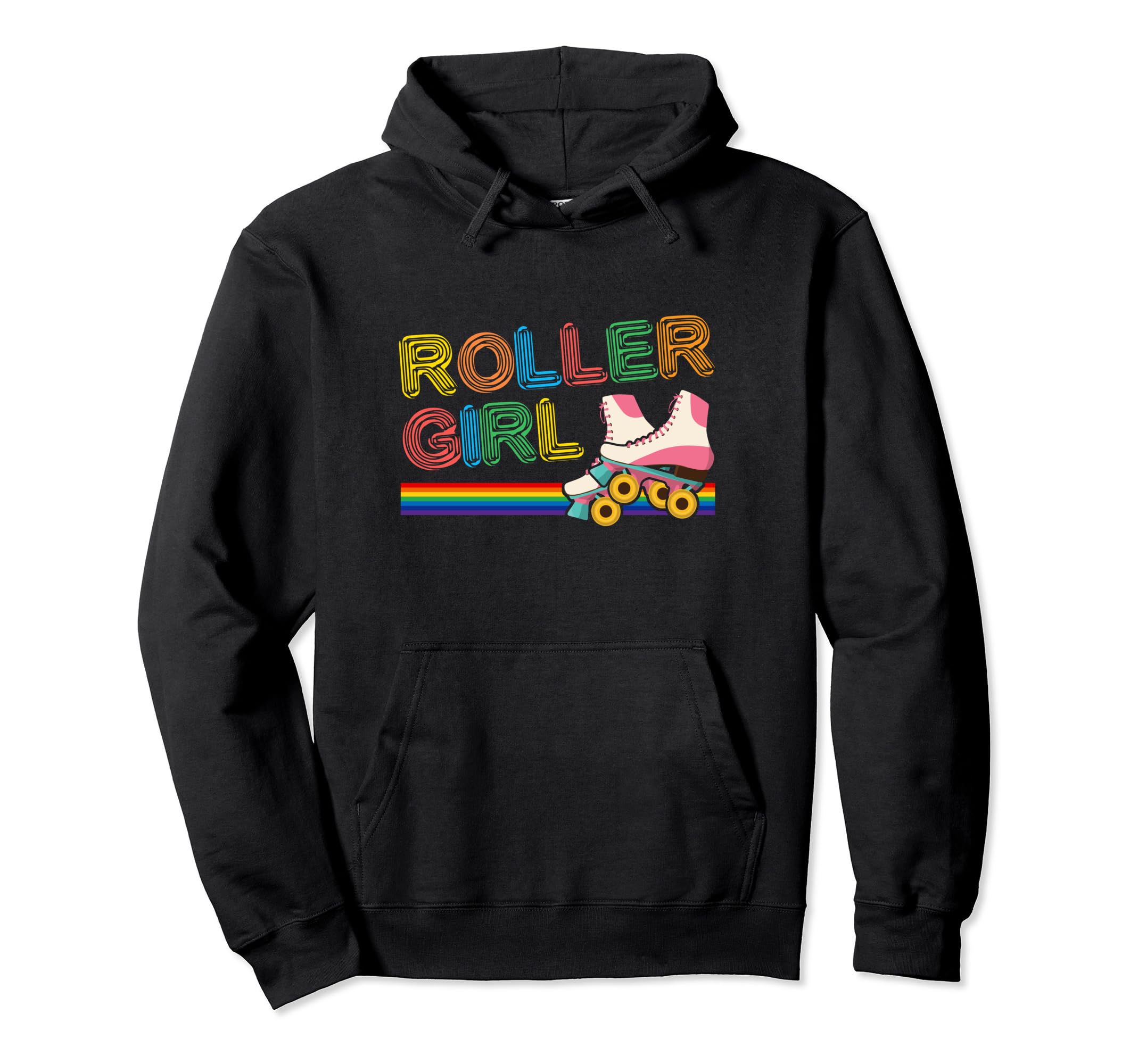 Roller Seventies 70S Skates Skating Hoodie - Fun Novelty Design Men Women - T-Shirt, Sweatshirt, Hoodie