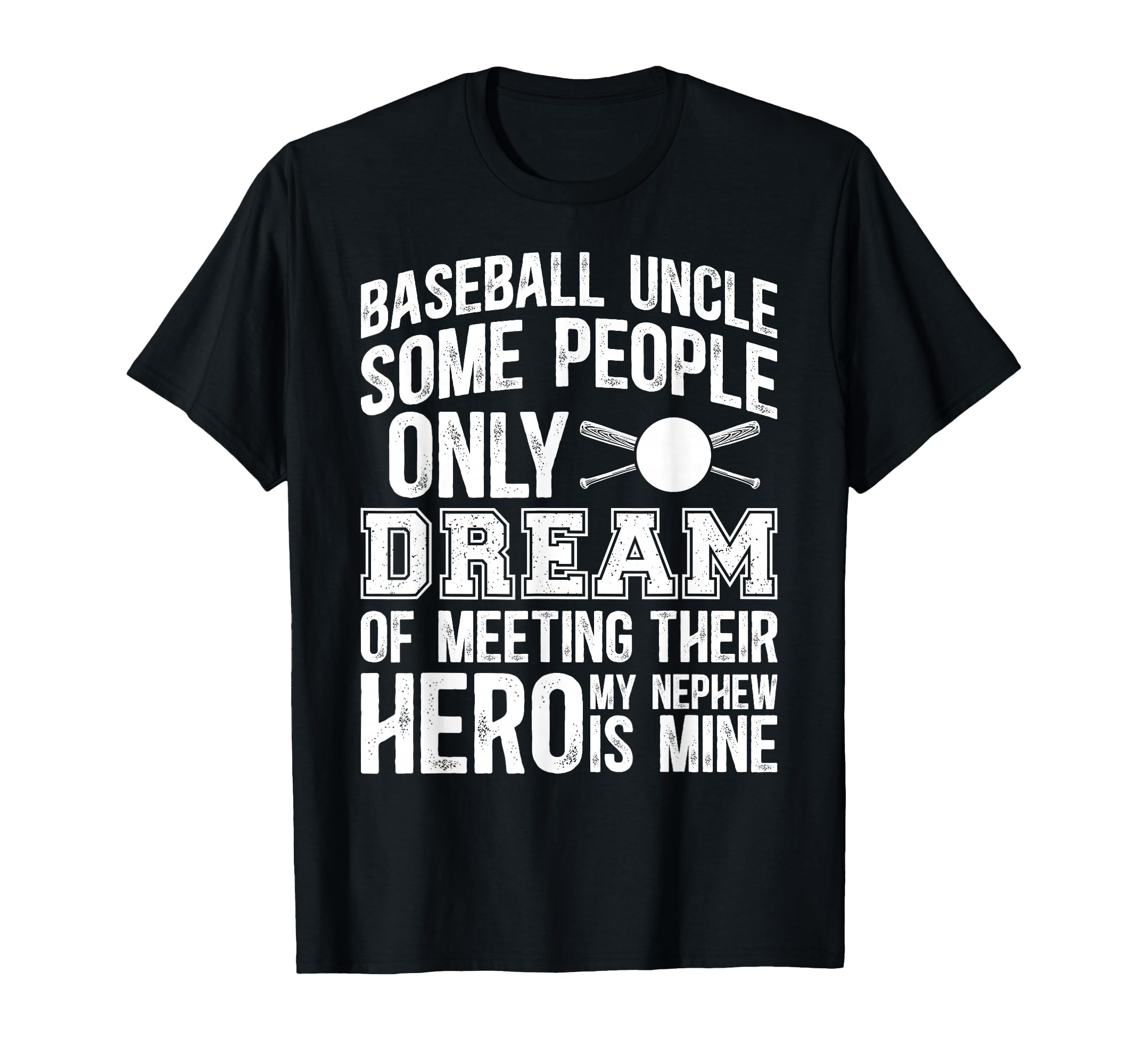 Baseball Uncle Proud Uncle Baseball T-Shirt - Novelty Apparel for Adults - T-Shirt, Sweatshirt, Hoodie