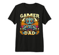 Gamer Dad Game Controller Gaming Video T-Shirt - Custom Art Print Unisex - T-Shirt, Sweatshirt, Hoodie