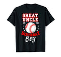 Great Uncle Birthday Baseball Theme Bday T-Shirt - Minimalist Print Unisex - T-Shirt, Sweatshirt, Hoodie
