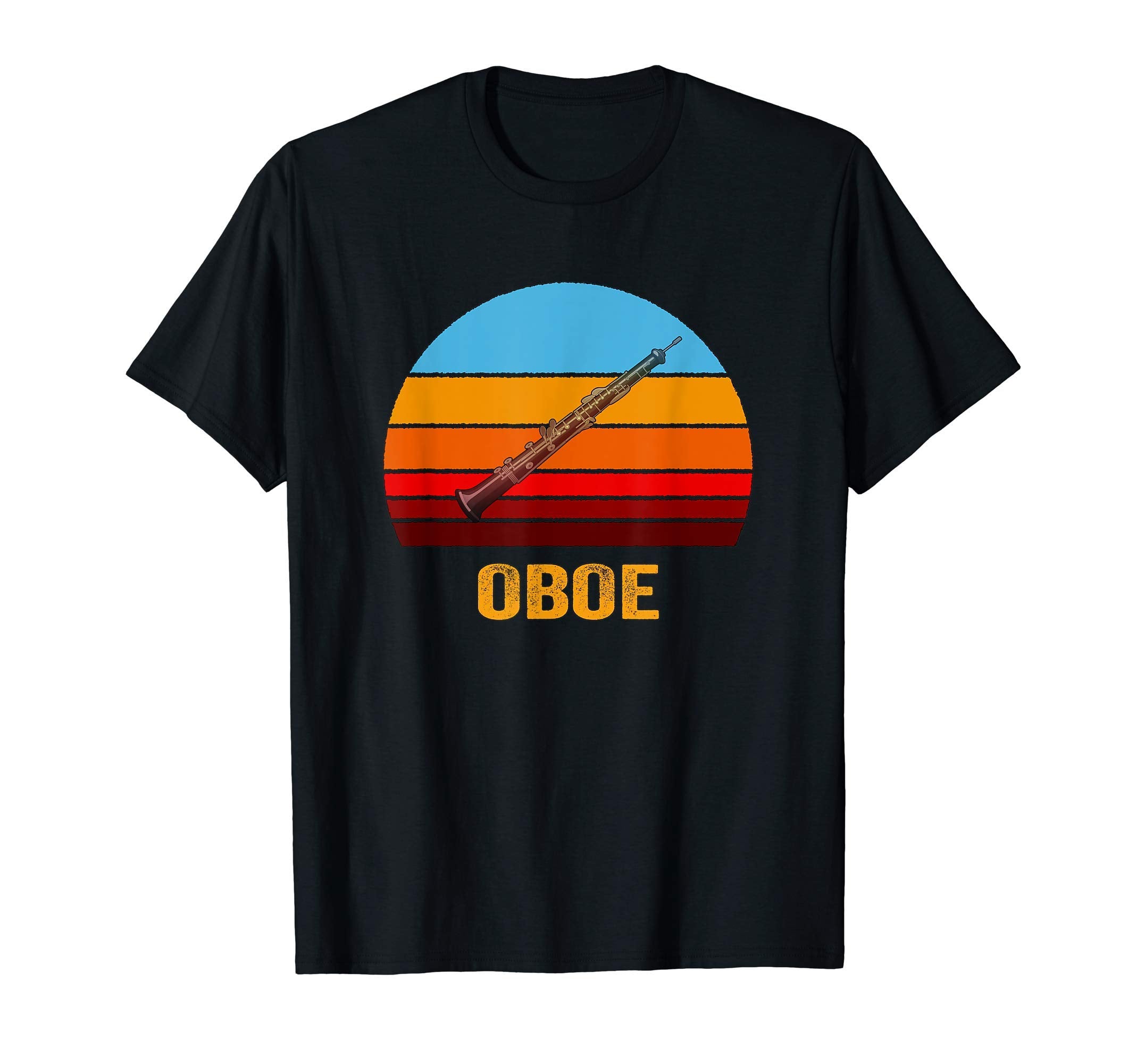 Sunset Oboe T-Shirt - Aesthetic Graphic Unisex - T-Shirt, Sweatshirt, Hoodie
