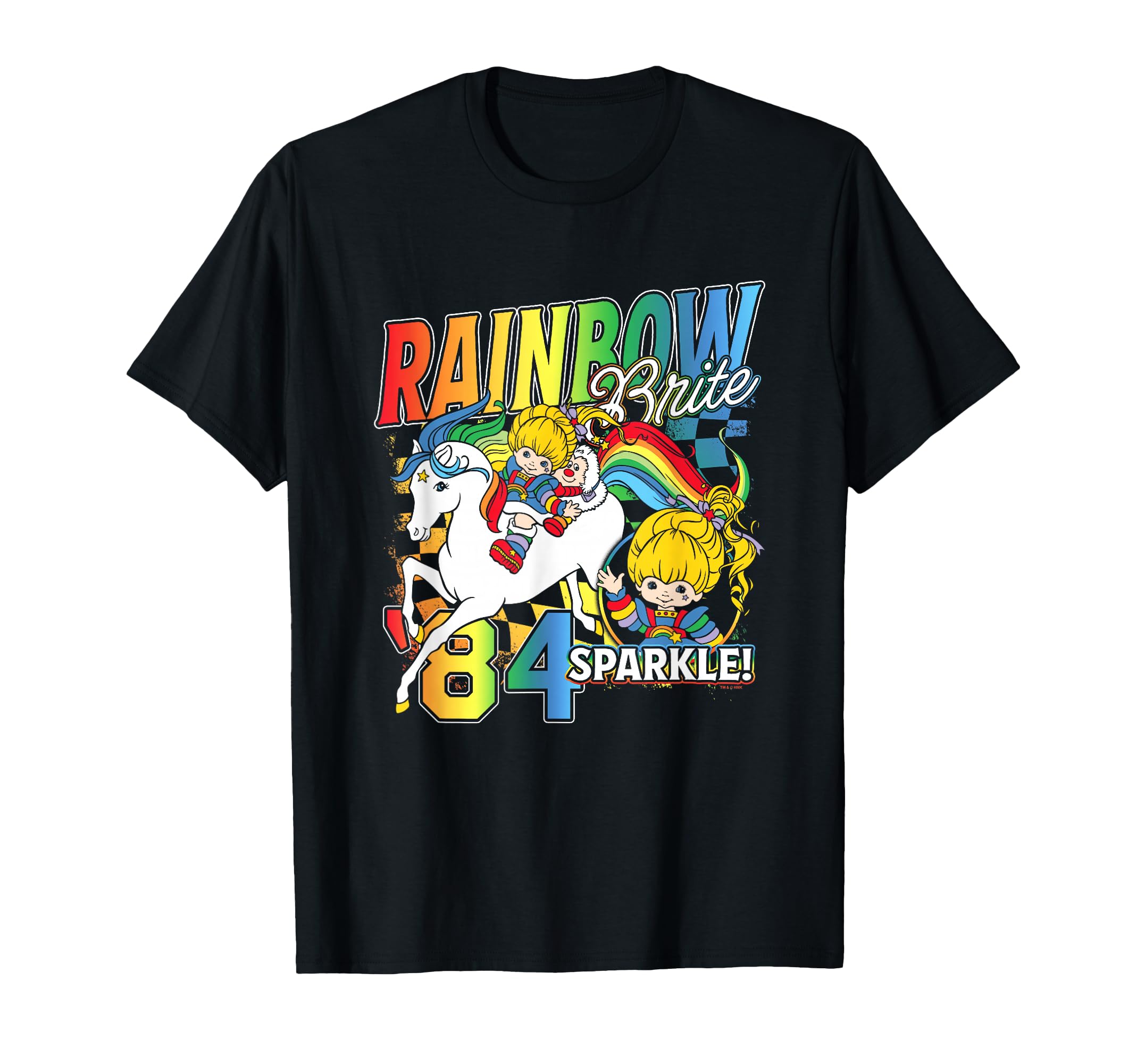 Rainbow Brite 84 Sparkle T-Shirt - Streetwear Style Men Women - T-Shirt, Sweatshirt, Hoodie