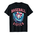 Baseball Sister Coquette Bow Cheer T-Shirt - Streetwear Style Unisex - T-Shirt, Sweatshirt, Hoodie