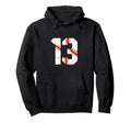 Baseball Player Jersey Number 13 13 Hoodie - Casual Everyday Wear Unisex - T-Shirt, Sweatshirt, Hoodie