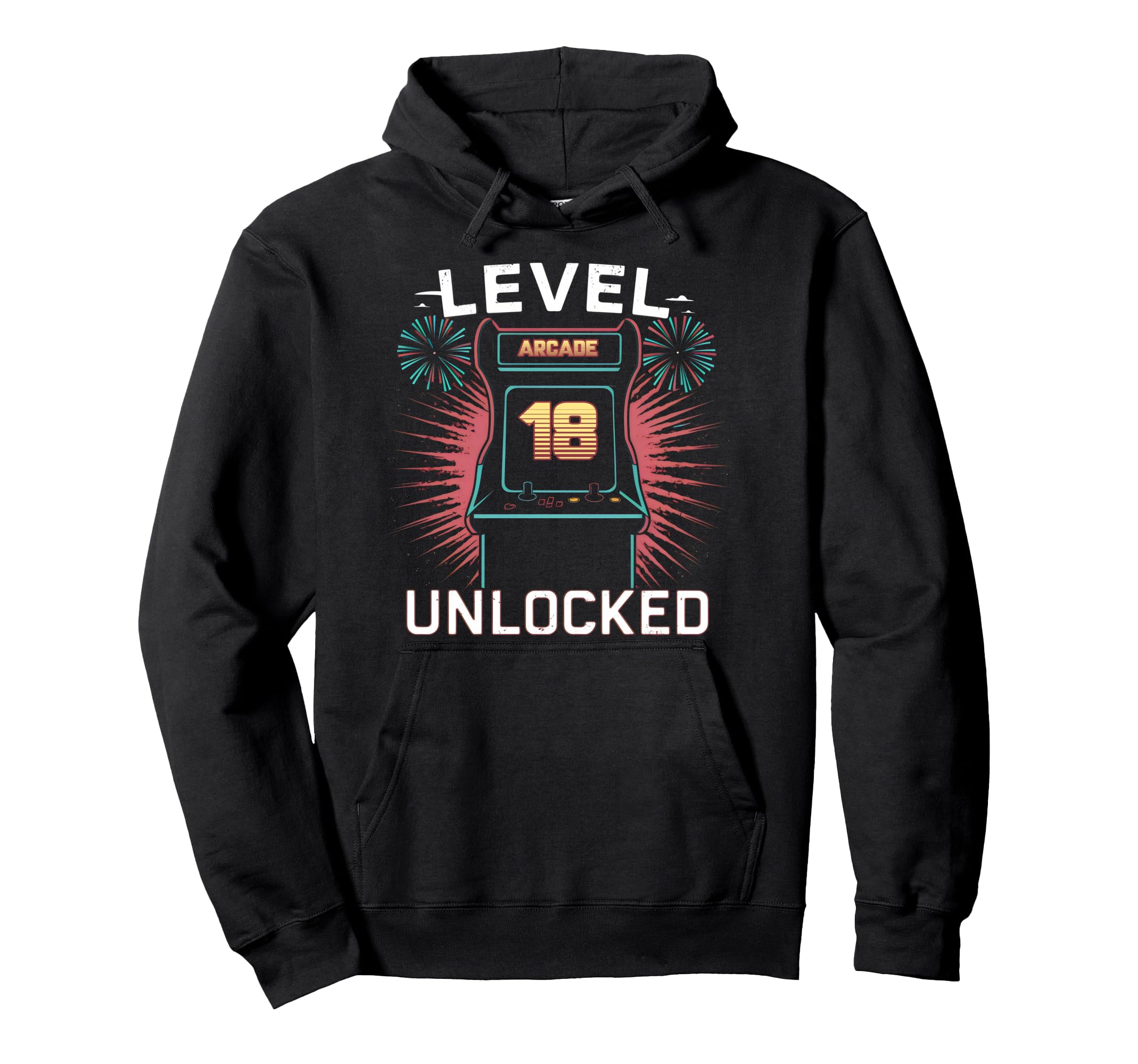 Level 18 Unlocked Video Game 18Th Hoodie - Streetwear Style Men Women - T-Shirt, Sweatshirt, Hoodie