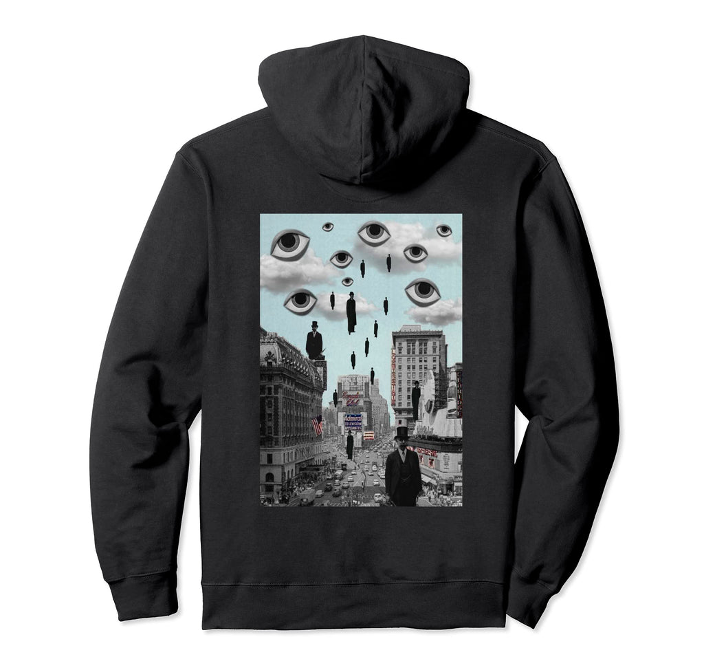 Weirdcore Aesthetic Creepy Eyes Floating Hoodie - Graphic Print Men Women - T-Shirt, Sweatshirt, Hoodie