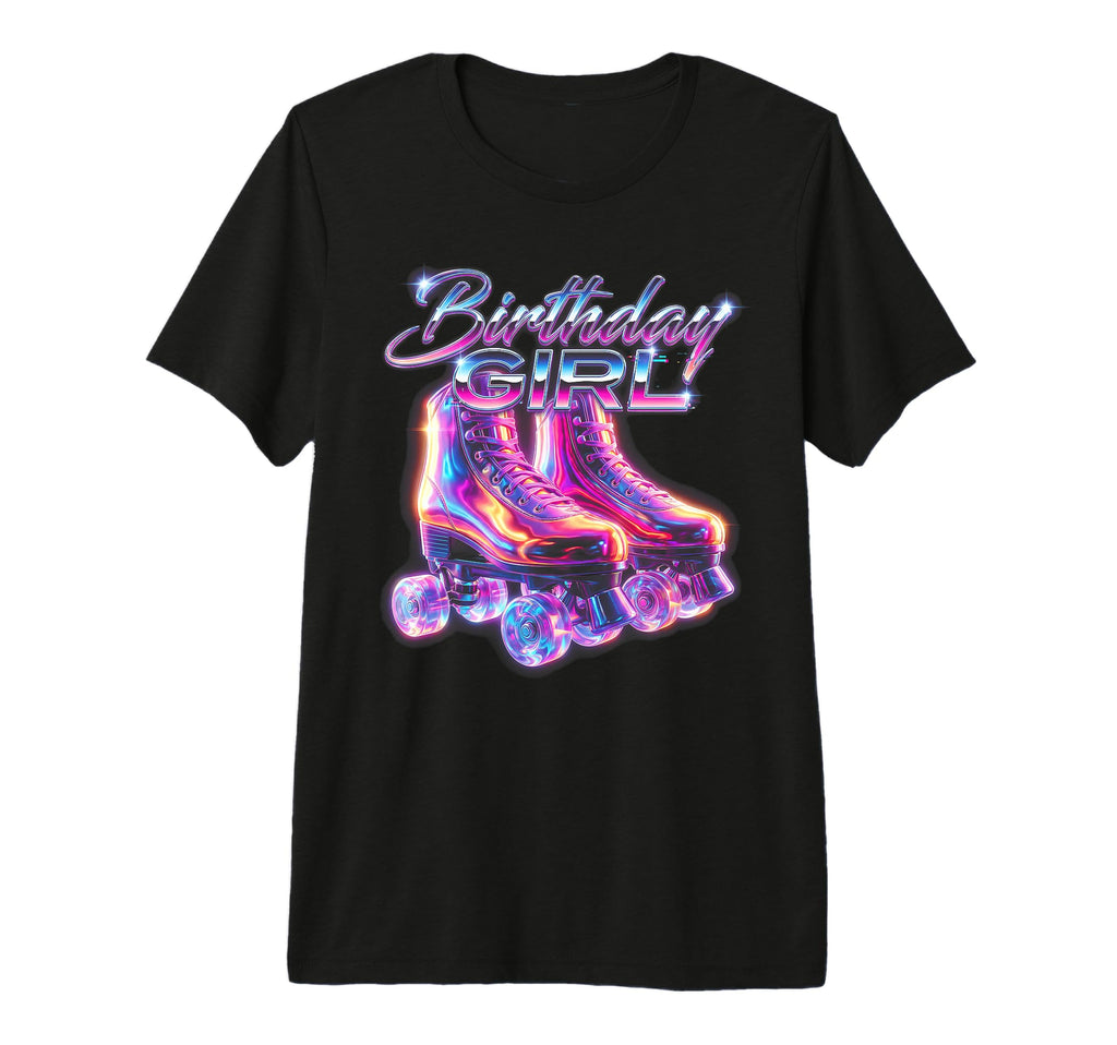Birthday 80S Roller Skate Vaporwave T-Shirt - Fun Novelty Design Unisex - T-Shirt, Sweatshirt, Hoodie