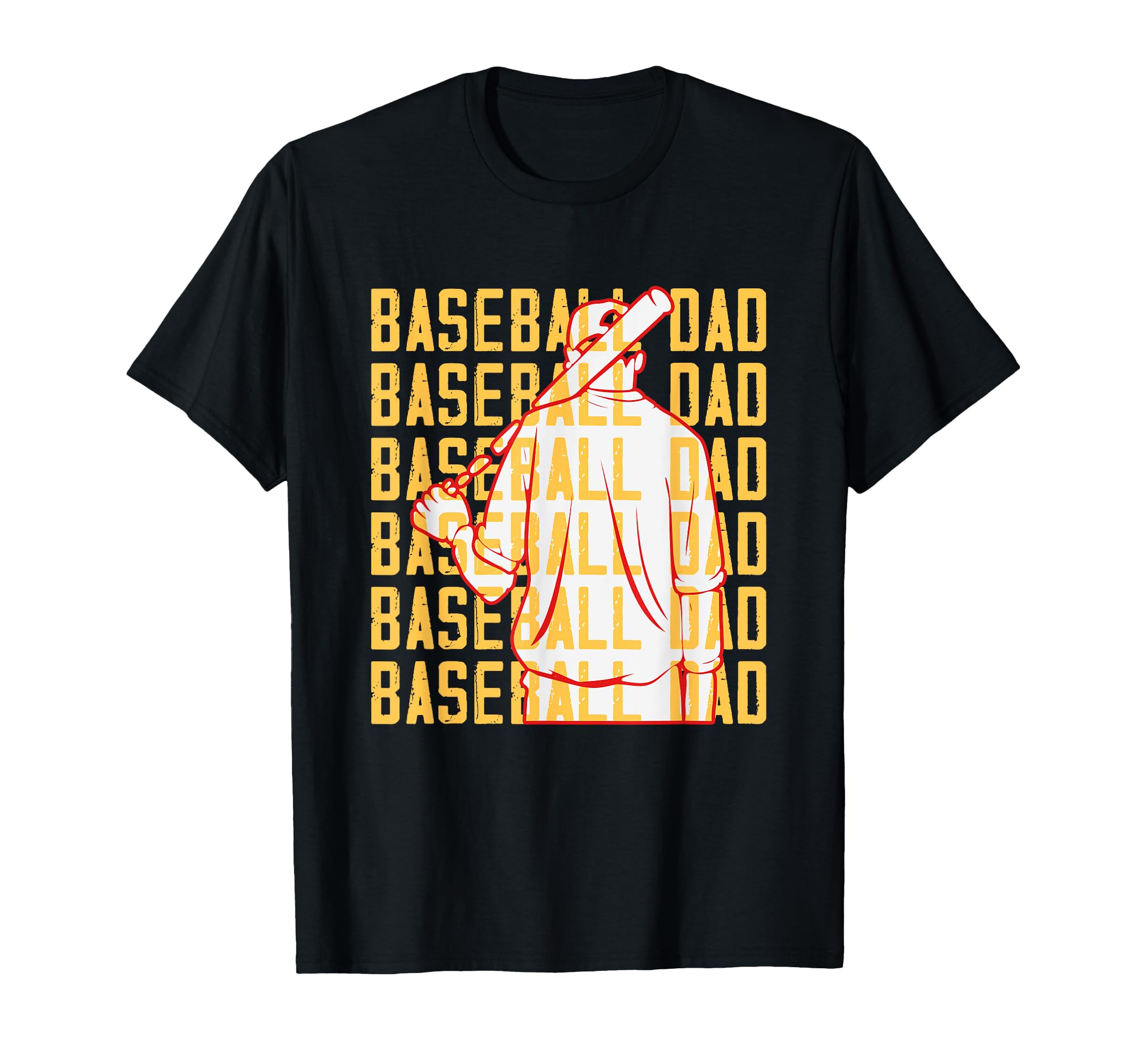 Baseball Dad Player Father Pitcher T-Shirt - Graphic Print Men Women - T-Shirt, Sweatshirt, Hoodie