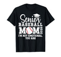 Funny Baseball Senior Mom 2026 Baseball T-Shirt - Streetwear Style Unisex - T-Shirt, Sweatshirt, Hoodie