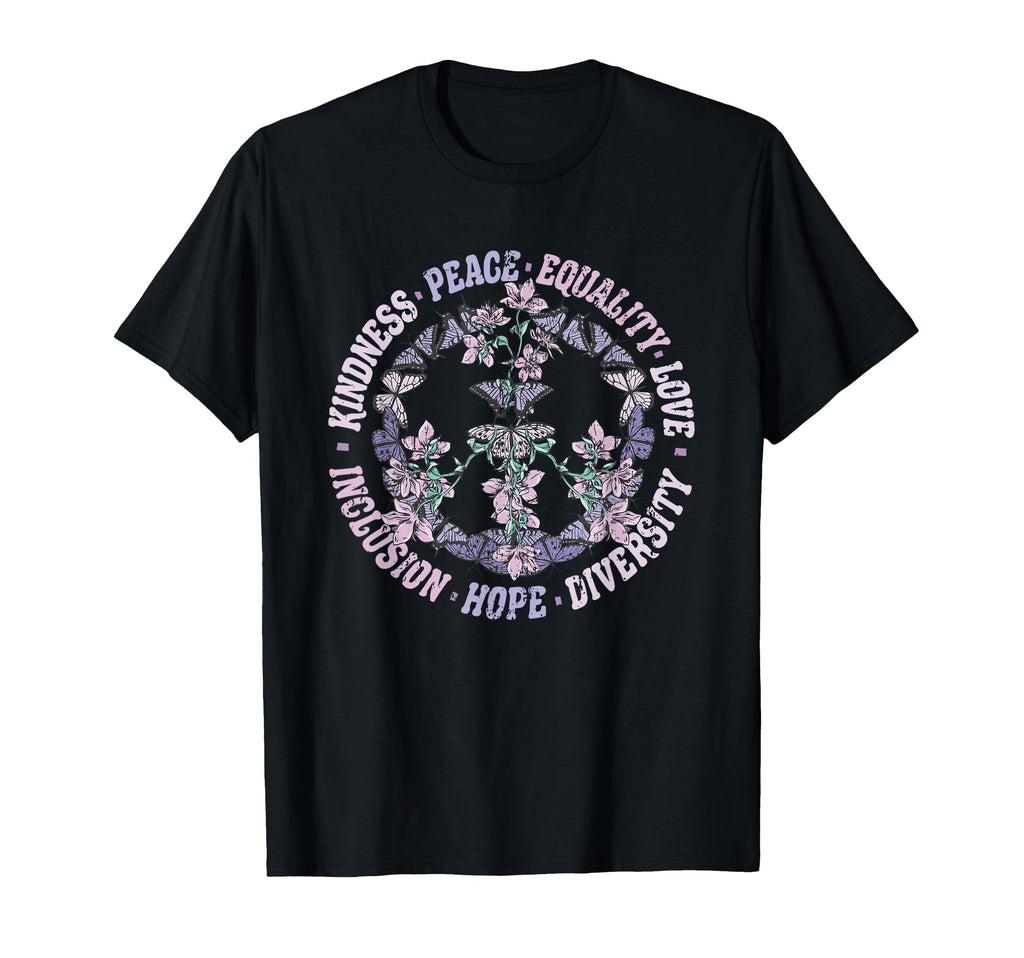Diversity Equality Love Peace Human T-Shirt - Custom Art Print Men Women - T-Shirt, Sweatshirt, Hoodie