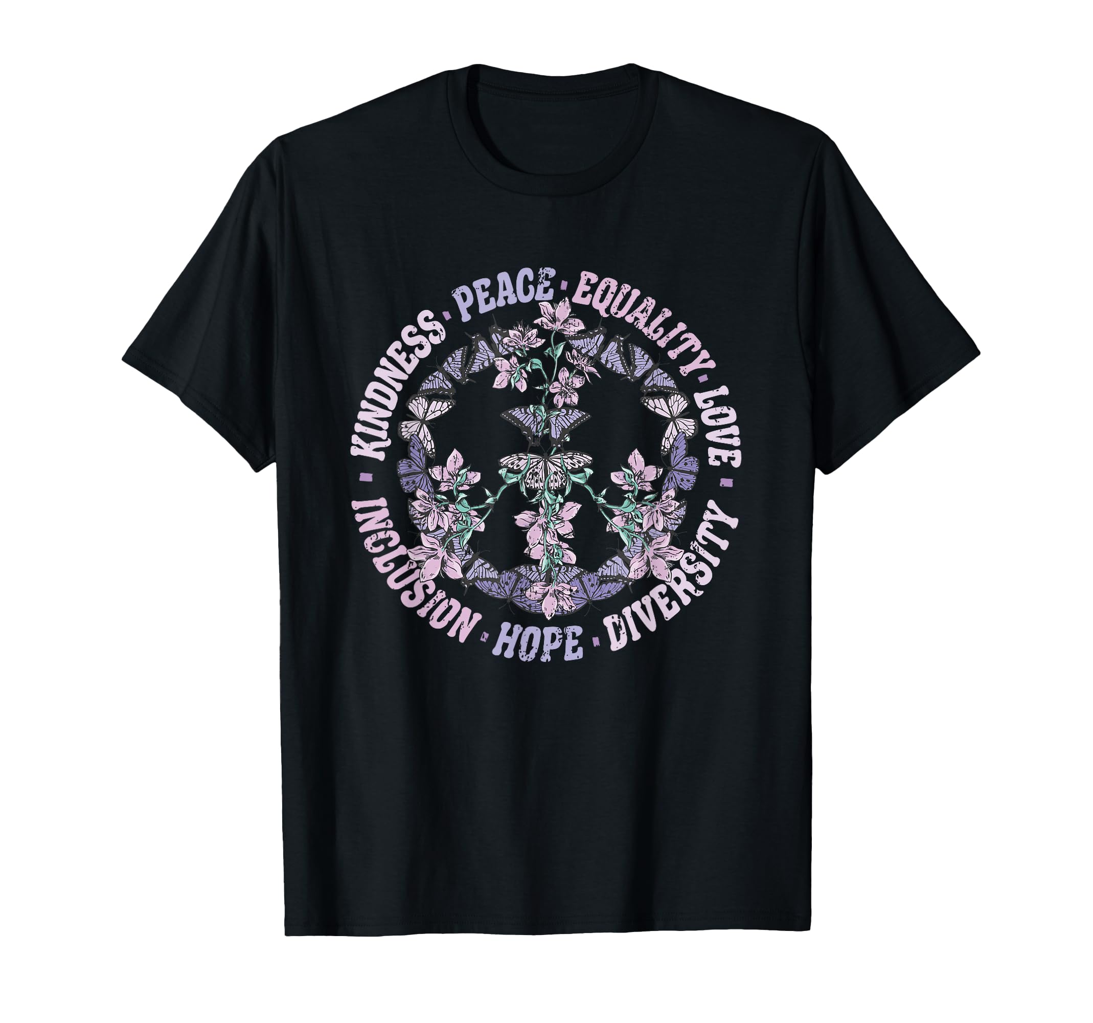 Diversity Equality Love Peace Human T-Shirt - Custom Art Print Men Women - T-Shirt, Sweatshirt, Hoodie