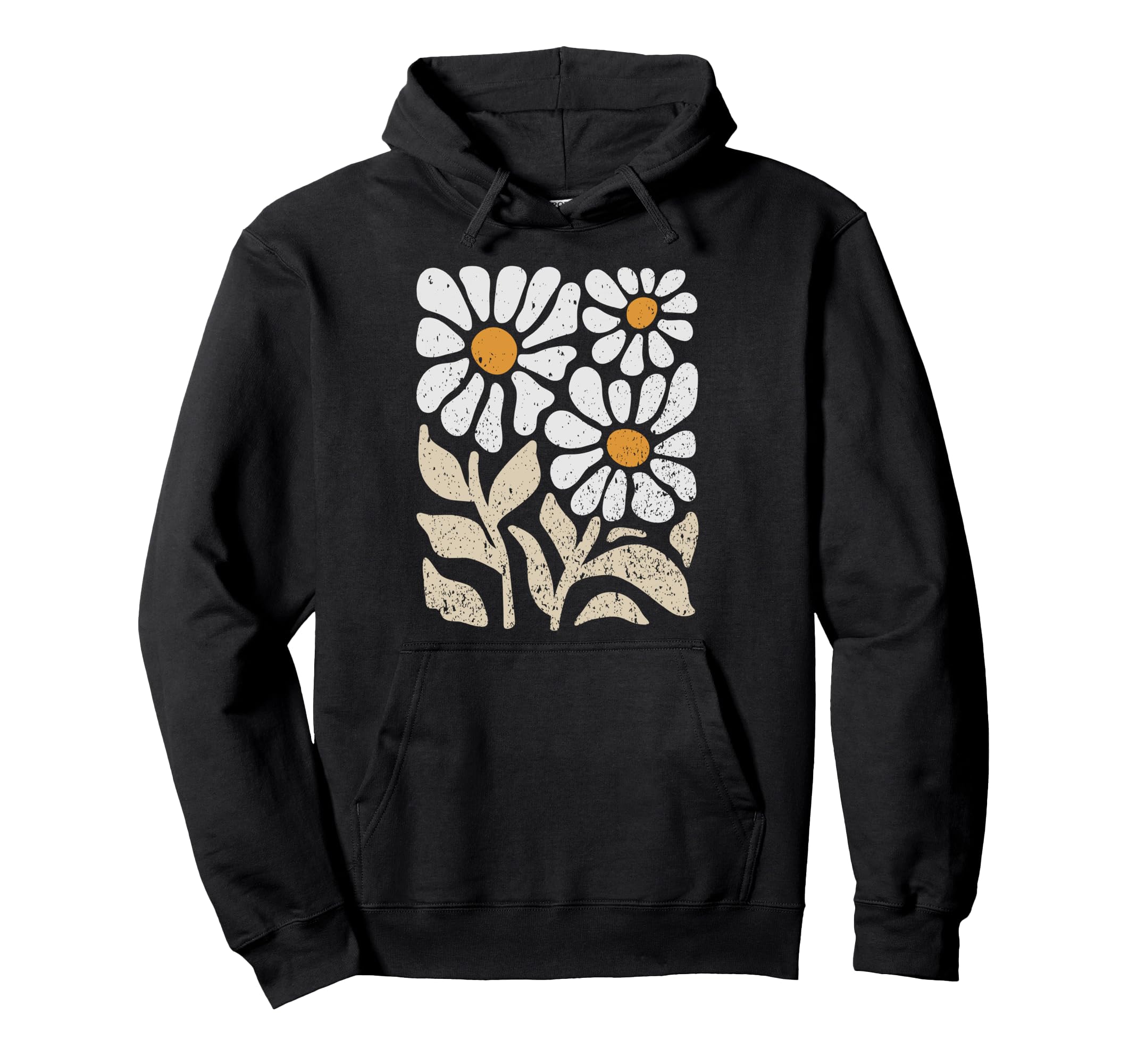 Boho Flower Wildflowers Minimalist Nature Hoodie - Streetwear Style Unisex - T-Shirt, Sweatshirt, Hoodie