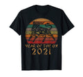 Year Ox 2021 Gift Sunset Happy T-Shirt - Casual Everyday Wear Unisex - T-Shirt, Sweatshirt, Hoodie