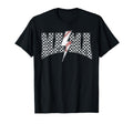 Mama Lightning Bolt Checkered Baseball T-Shirt - Unique Graphic for Adults - T-Shirt, Sweatshirt, Hoodie