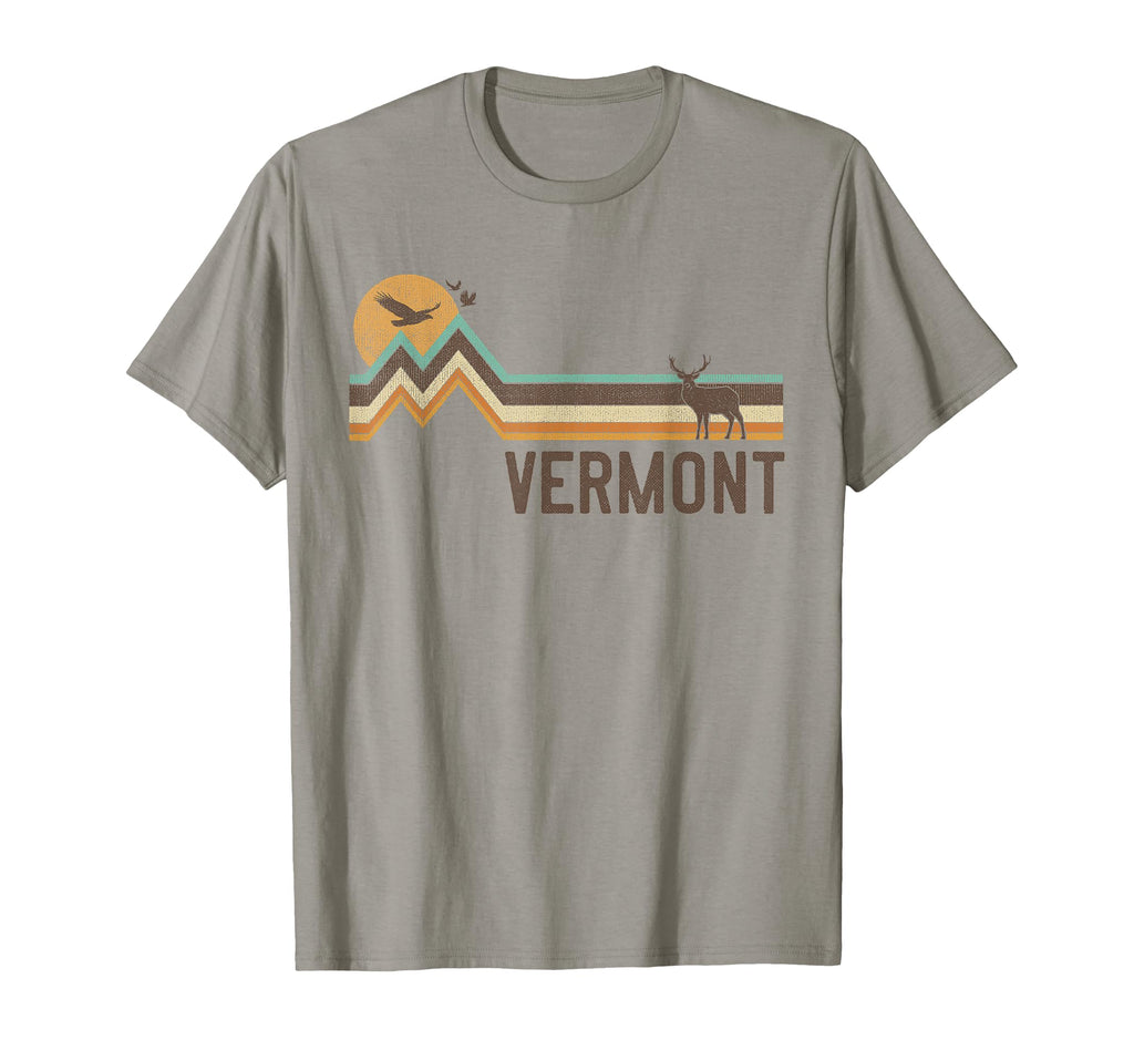 Vermont 70S 80S Nature T-Shirt - Fun Novelty Design for Adults - T-Shirt, Sweatshirt, Hoodie