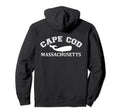 Cape Cod Massachusetts Whale Silhouette Hoodie - Aesthetic Graphic Unisex - T-Shirt, Sweatshirt, Hoodie