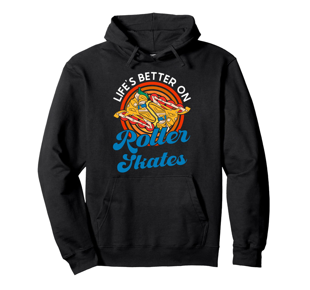 Roller Skating Skate 1970S Inline Hoodie - Minimalist Print for Adults - T-Shirt, Sweatshirt, Hoodie
