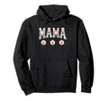 Coquette American Baseball Mom Mama Hoodie - Minimalist Print Unisex - T-Shirt, Sweatshirt, Hoodie