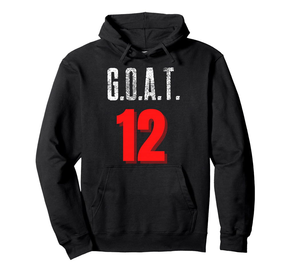 Distressed Goat 12 Hoodie - Casual Everyday Wear Unisex - T-Shirt, Sweatshirt, Hoodie