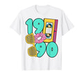 Born 90S Nostalgic Birth Year 1990 T-Shirt - Custom Art Print Unisex - T-Shirt, Sweatshirt, Hoodie