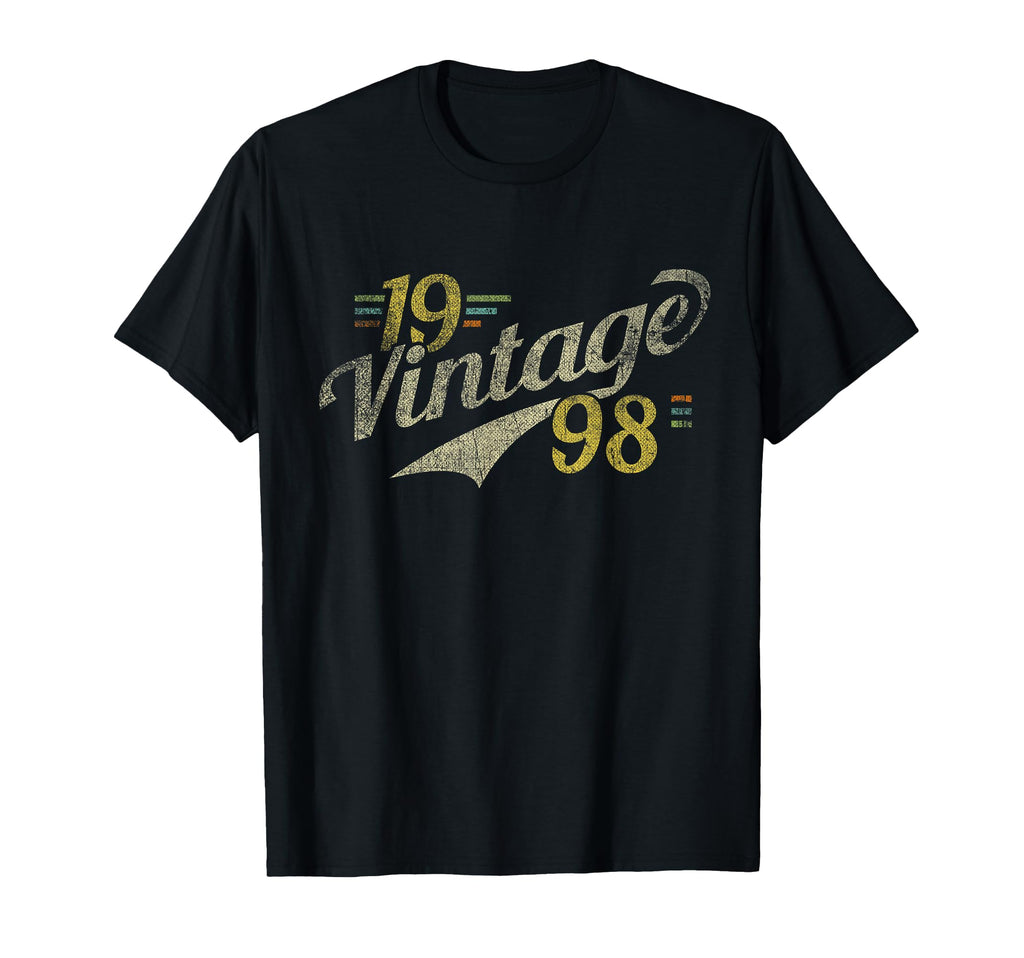 1998 Distressed 19 Th Birthday T-Shirt - Graphic Print Unisex - T-Shirt, Sweatshirt, Hoodie