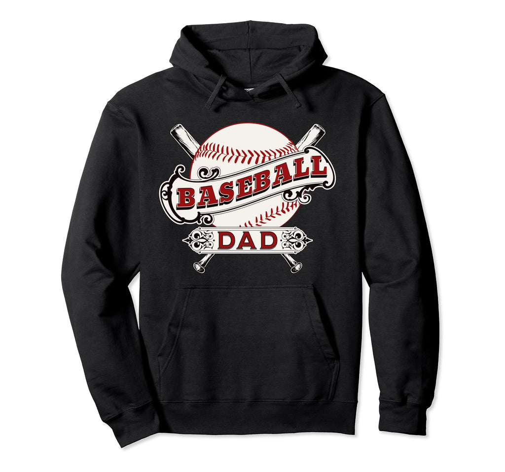 Baseball Dad Game Day Son Hoodie - Casual Everyday Wear for Adults - T-Shirt, Sweatshirt, Hoodie