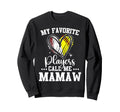 My Favorite Baseball Softball Sweatshirt - Trendy Graphic Men Women - T-Shirt, Sweatshirt, Hoodie