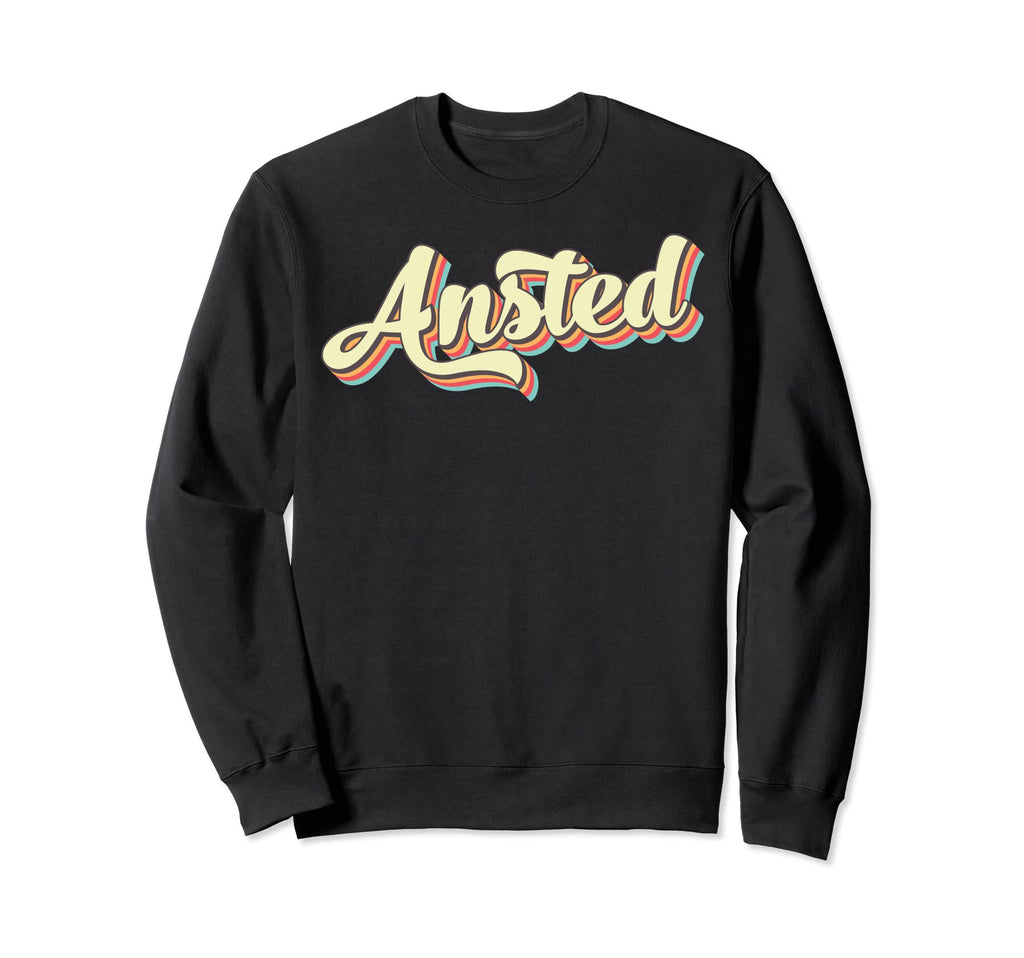 Ansted Art Baseball Font Sweatshirt - Aesthetic Graphic for Adults - T-Shirt, Sweatshirt, Hoodie
