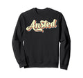 Ansted Art Baseball Font Sweatshirt - Aesthetic Graphic for Adults - T-Shirt, Sweatshirt, Hoodie