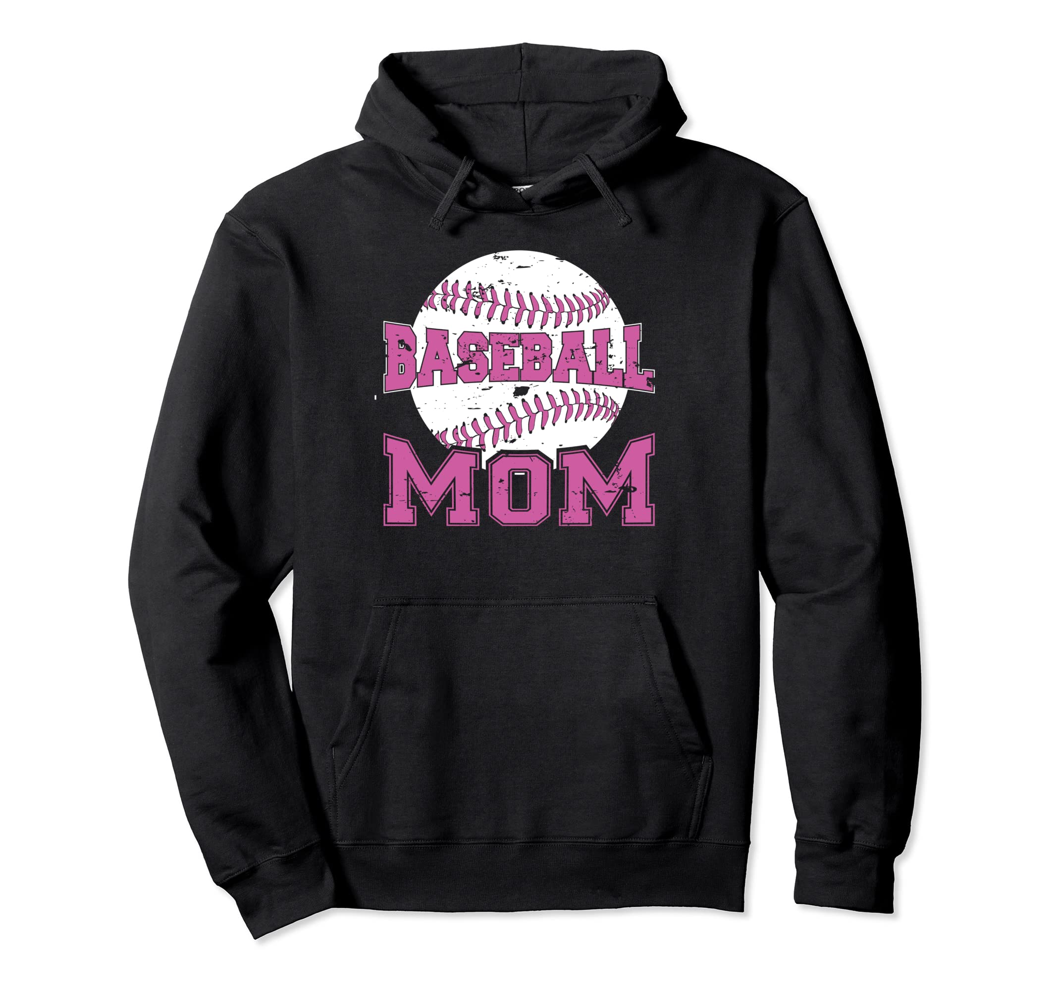 Mothers Day Funny Baseball Mom Baseball Hoodie - Minimalist Print Unisex - T-Shirt, Sweatshirt, Hoodie