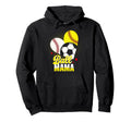 Ball Mama Baseball Softball Soccer Hoodie - Minimalist Print Men Women - T-Shirt, Sweatshirt, Hoodie