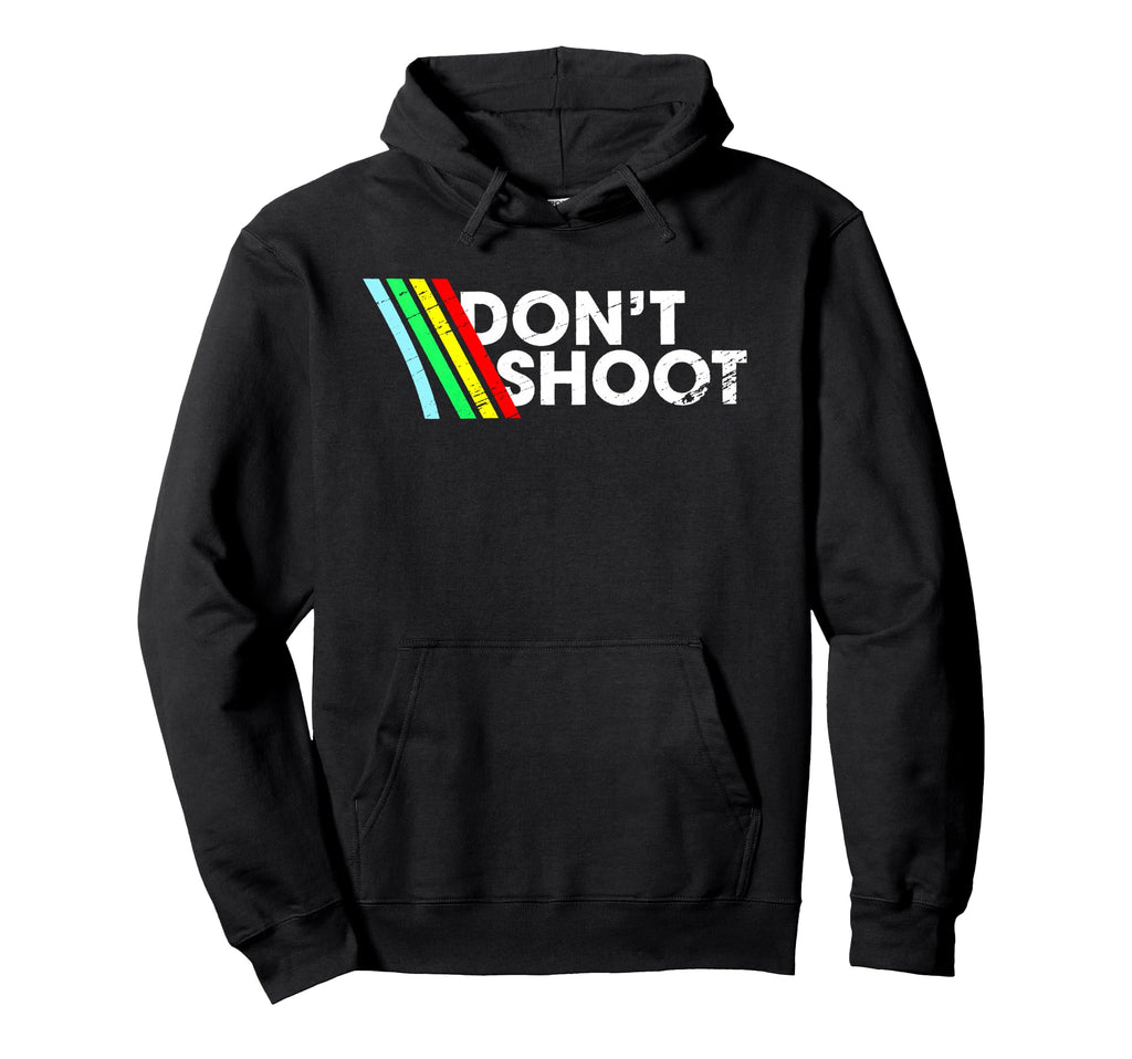 Dont Shoot Color Stripes Hoodie - Streetwear Style Unisex - T-Shirt, Sweatshirt, Hoodie