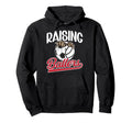 Raising Ballers Soccer Volleyball Mom Hoodie - Streetwear Style Men Women - T-Shirt, Sweatshirt, Hoodie