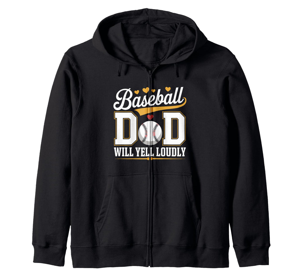 Baseball Dad Fathers Day Sweatshirt - Unique Graphic for Adults - T-Shirt, Sweatshirt, Hoodie