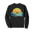 Surfer Sunset Distressed Sweatshirt - Minimalist Print for Adults - T-Shirt, Sweatshirt, Hoodie