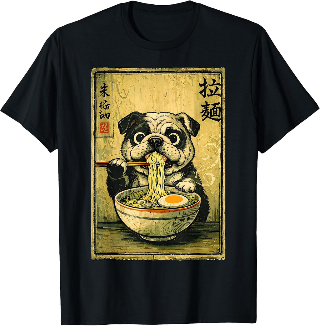 Kawaii Asian Food Art Funny Noodle Lover Apparel - Adult & Kids T-Shirts, Sweatshirts & Hoodies apparel design preview 1
