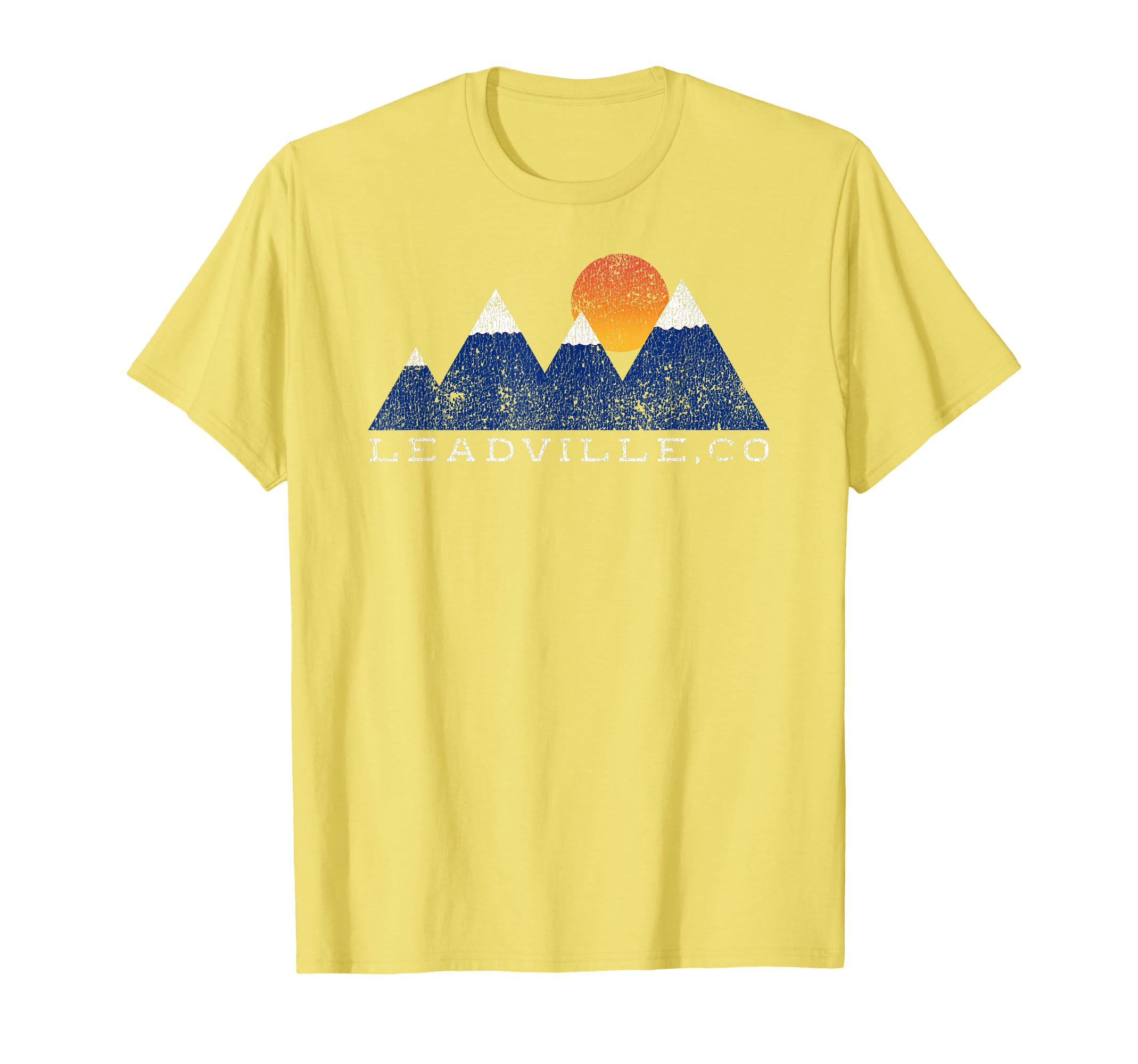 Leadville Colorado Snowcap Mountain T-Shirt - Trendy Graphic Men Women - T-Shirt, Sweatshirt, Hoodie
