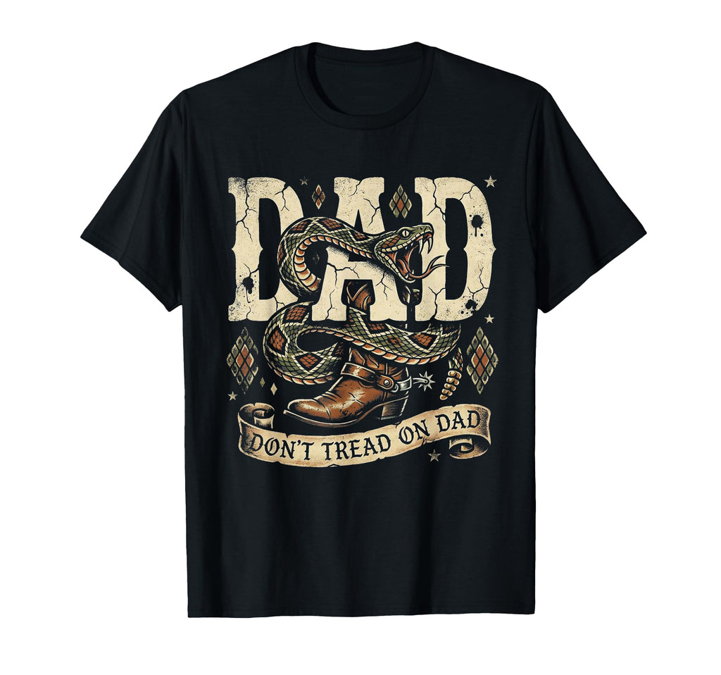 Western Dad Country Rodeo Cowboy T-Shirt - Casual Everyday Wear Men Women - T-Shirt, Sweatshirt, Hoodie