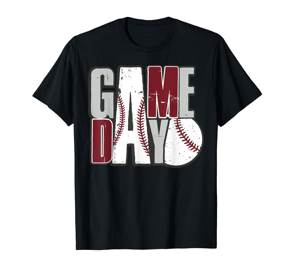 Game Day Vibes Baseball Mom Baseball Life T-Shirt - Novelty Apparel Unisex - T-Shirt, Sweatshirt, Hoodie
