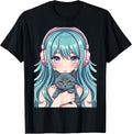 Kawaii Anime Cat Kitten Girl Headphones Pastel Otf - Adult & Kids T-Shirts, Sweatshirts & Hoodies apparel design preview 1