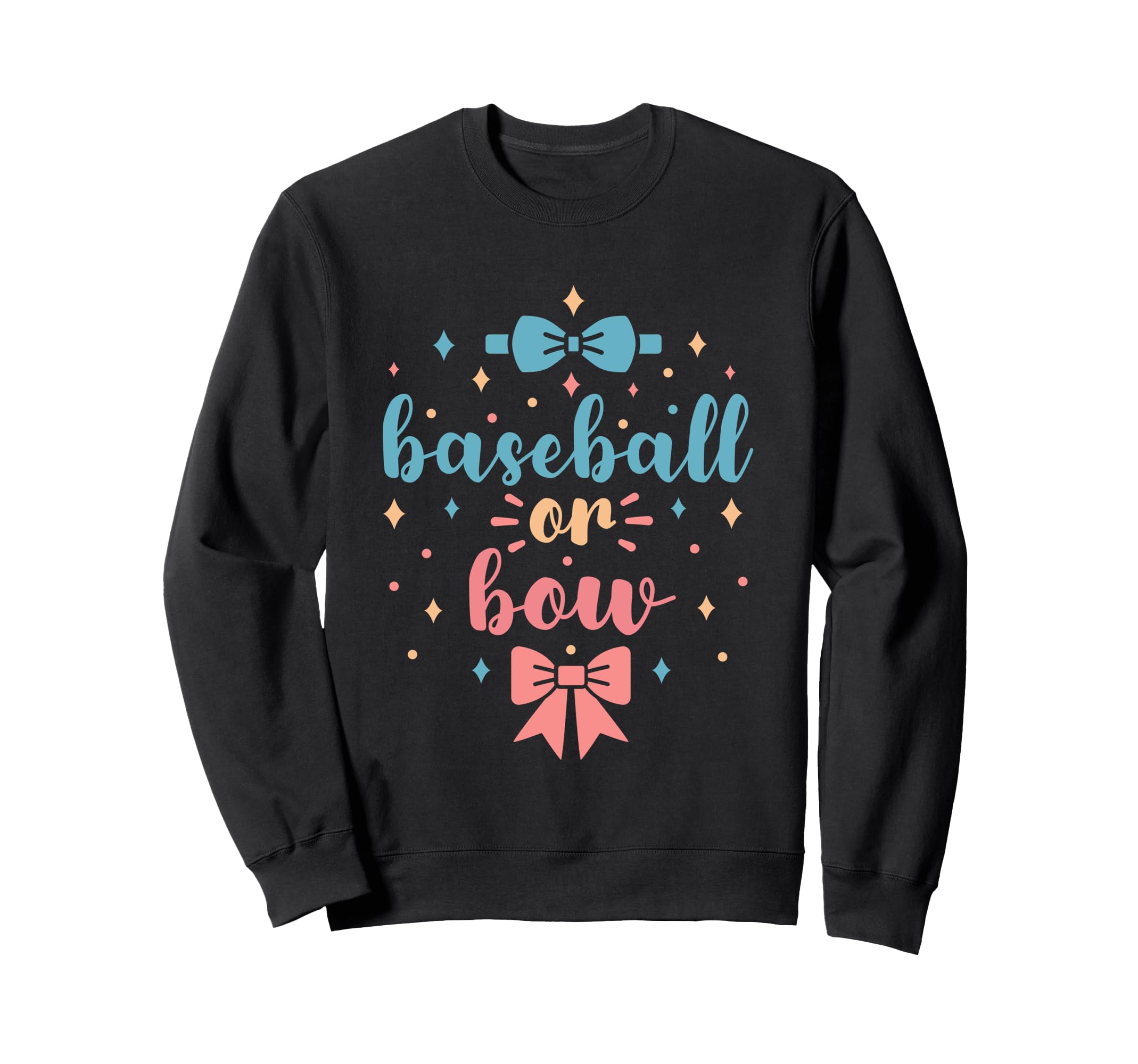 Baseball Or Bow Gender Reveal Future Sweatshirt - Unique Graphic Men Women - T-Shirt, Sweatshirt, Hoodie