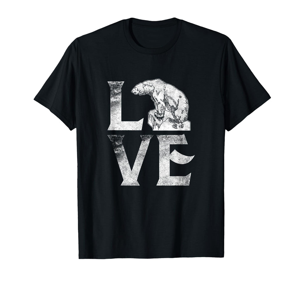 Love Polar Bears White Bear Gift T-Shirt - Trendy Graphic Men Women - T-Shirt, Sweatshirt, Hoodie