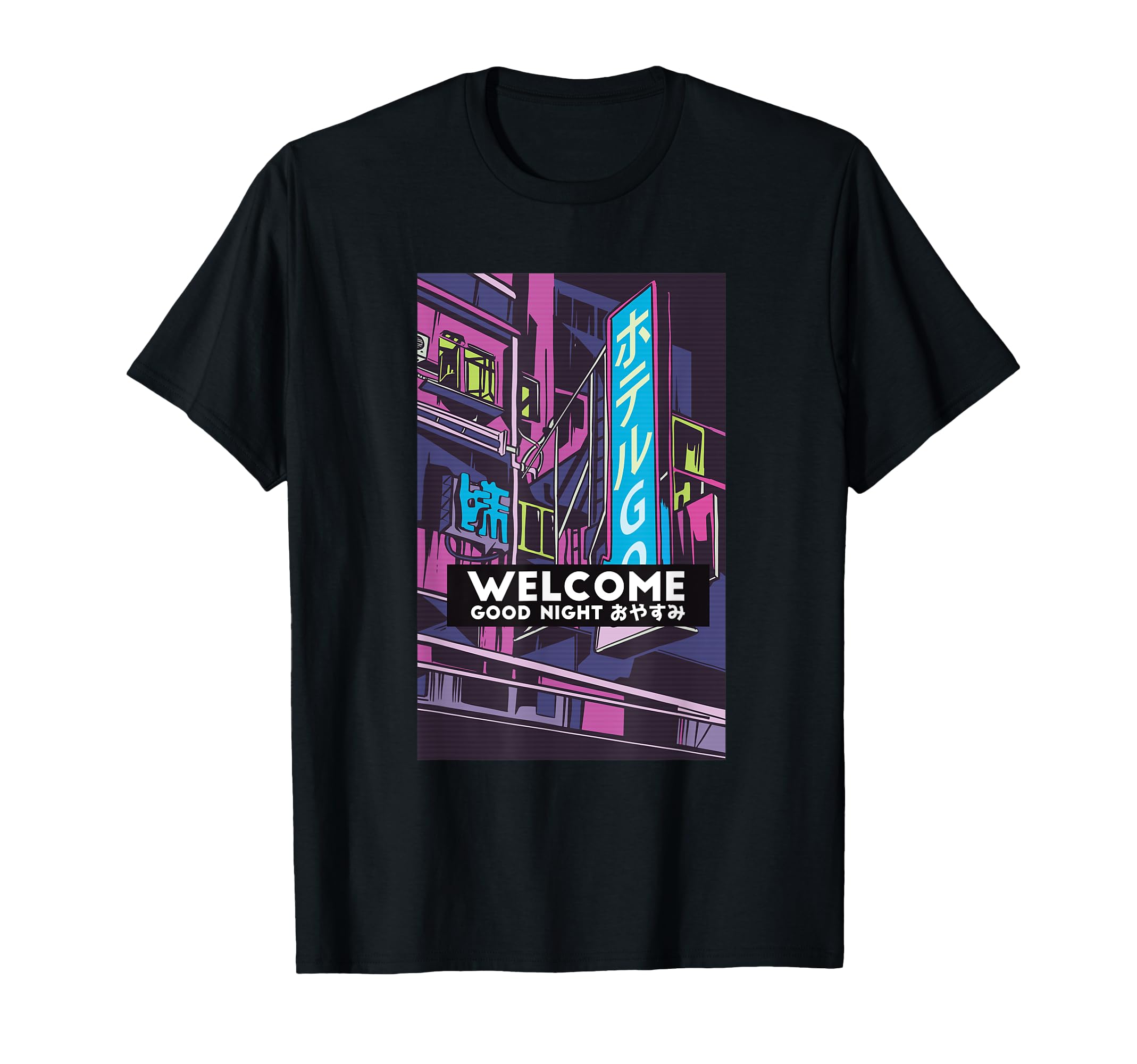 Synthwave Vaporwave Aesthetic T-Shirt - Graphic Print Unisex - T-Shirt, Sweatshirt, Hoodie